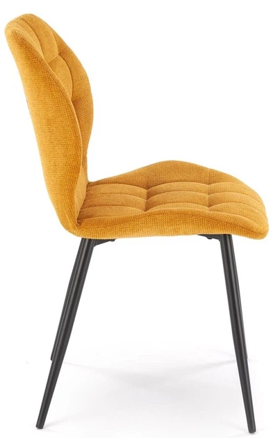 Стілець для кухні та вітальні Halmar K548 Гірчичний (5905248132665) - зображення 6
