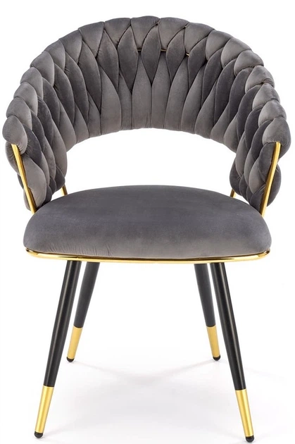 Стілець для кухні та вітальні Halmar K551 Попелястий (5905248132764) - зображення 7