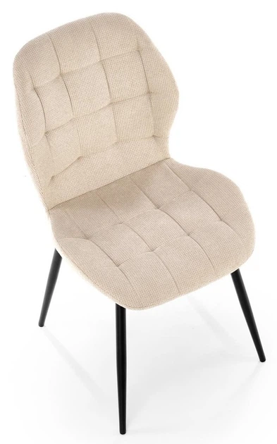 Стілець для кухні та вітальні Halmar K548 Бежевий (5905248132658) - зображення 9