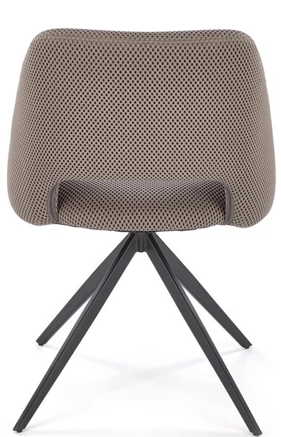 Стілець для кухні та вітальні Halmar K546 обертальний Попелястий (5905248132610) - зображення 10