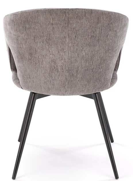 Стілець для кухні та вітальні Halmar K550 обертальний Попелястий (5905248132740) - зображення 9