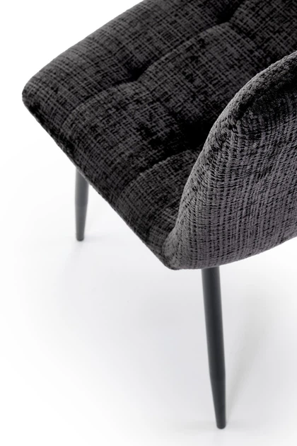 Стілець для кухні та вітальні Halmar K547 Чорний (5905248132634) - зображення 11