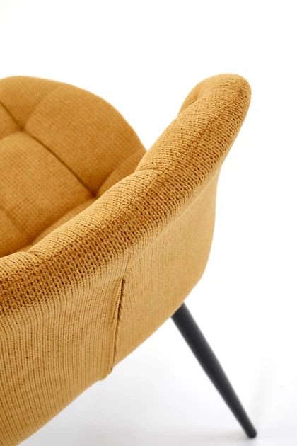 Стілець для кухні та вітальні Halmar K548 Гірчичний (5905248132665) - зображення 11