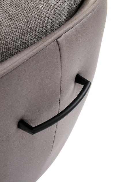 Krzesło do kuchni i salonu Halmar K554 obrotowe Popielate (5905248132825) - obraz 2