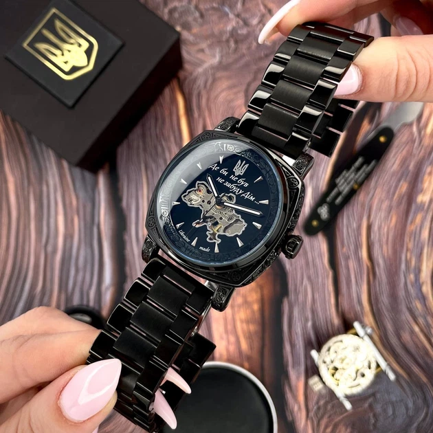 Годинник наручний Awarder 021-3D Де би не був All Black Steel - изображение 6