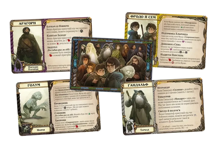 Настільна гра Володар Перснів. Доля братства (The Lord of the Rings: Fate of the Fellowship) - зображення 2
