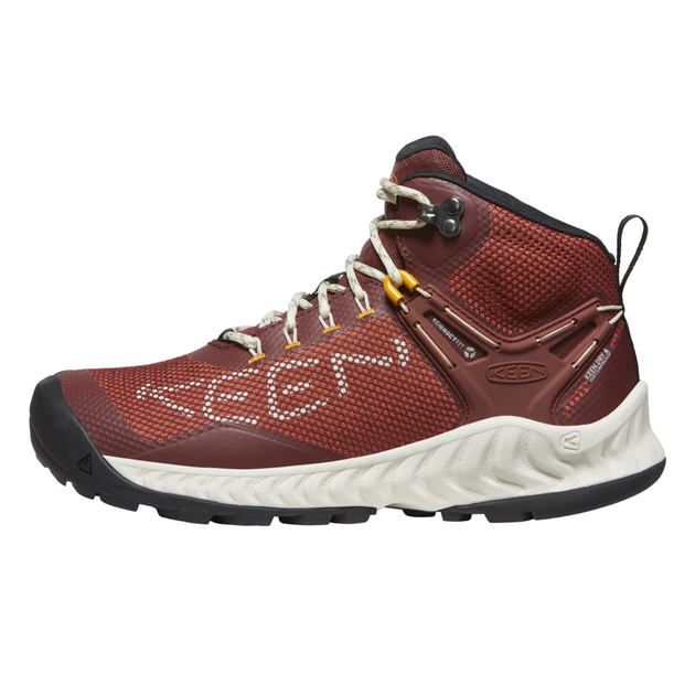 Жіночі трекінгові черевики Keen Nxis Evo Wp Mid високі водонепроникні червоні 37 1027793 (37) - изображение 3