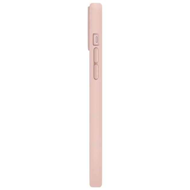 Чохол Uniq Lino Hue для iPhone 15 Blush Pink with MagSafe (Uniq-IP6.1(2023)-LINOHMPNK) - зображення 5