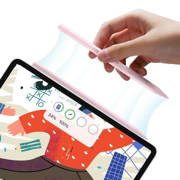 Стилус Baseus Smooth Writing 2 Wireless Charging для iPad Pink (SXBC060104) - изображение 2