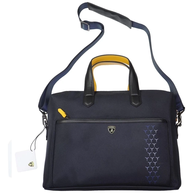 Сумка Lamborghini D10 Bag Tablet & Laptop Carrier 15" Blue (LB-CB15-HU/D10-BE/OE) - изображение 4