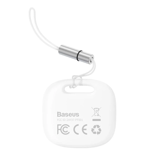 Смарт-брелок Baseus T2 Pro Rechargeable Tracker White (FMTP000002) - Фото 2 Смарт-брелок Baseus T2 Pro Rechargeable Tracker White (FMTP000002) - изображение 2