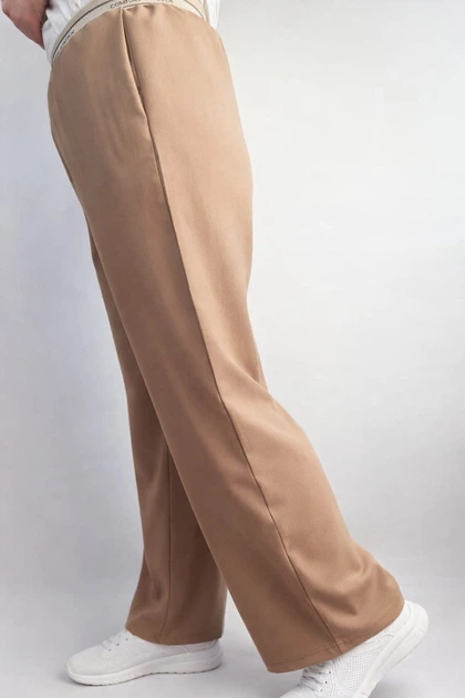Женские брюки палаццо Comfort Luxe на резинке XL - Фото 3 Женские брюки палаццо Comfort Luxe на резинке XL - изображение 3