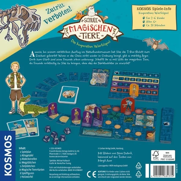 Gra planszowa Kosmos Szkoła Magicznych Zwierząt - Dostęp zabroniony 684334 (4002051684334) - obraz 2