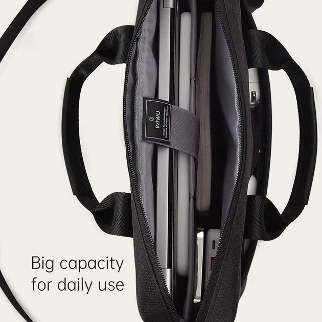 WiWU Minimalist Pro II Laptop Bag 15.6" — Black (788515) - зображення 4