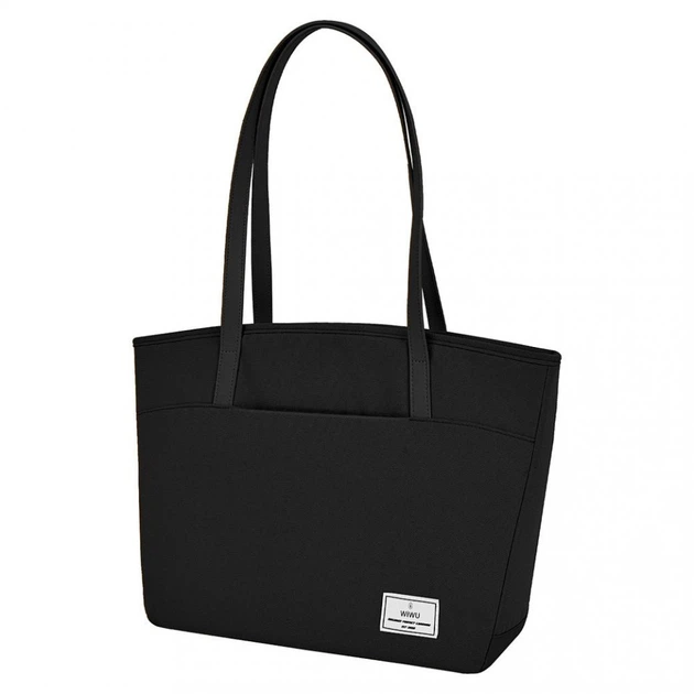 Сумка для ноутбука WiWU Ora Tote 16'' — стильная и вместительная, Black (788777) - Фото 1 Сумка для ноутбука WiWU Ora Tote 16'' — стильная и вместительная, Black (788777) - изображение 1