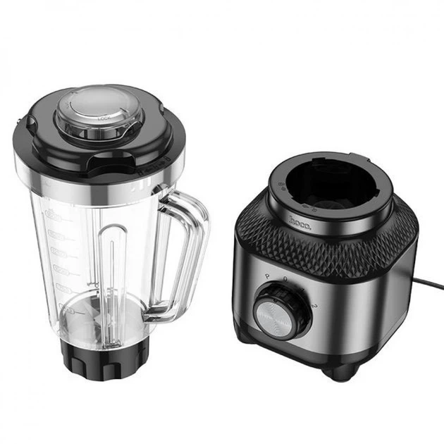 Блендер Hoco HE32 Juicer (600 Вт, 1,8 л чаша, 2 скорости) — Черный (785099) - Фото 3 Блендер Hoco HE32 Juicer (600 Вт, 1,8 л чаша, 2 скорости) — Черный (785099) - изображение 3