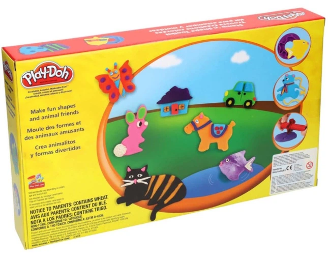Набір для творчості з пластиліном Hasbro Play-Doh Штампи і Форми (630509255009) - зображення 3