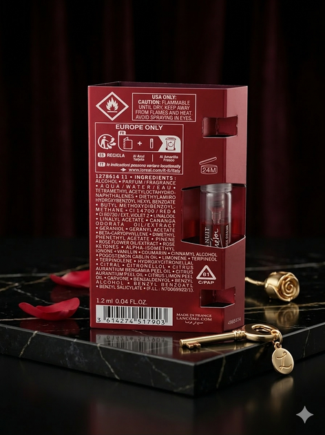Парфумована вода для жінок Lancome La Nuit Tresor Rouge Drama Eau de Parfum 1.2 - Фото 2 Парфумована вода для жінок Lancome La Nuit Tresor Rouge Drama Eau de Parfum 1.2 - зображення 2