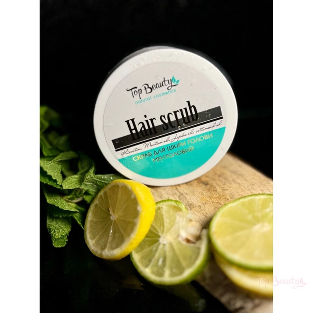 Скраб для шкіри голови Hair scrub Top Beauty ментоловий 250 мл - зображення 4