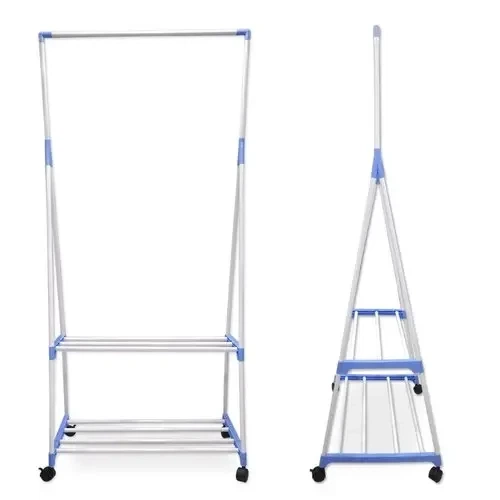 Вішалка для одягу Clothes Rack 68х43.9х152см - Фото 1 Вішалка для одягу Clothes Rack 68х43.9х152см - зображення 1