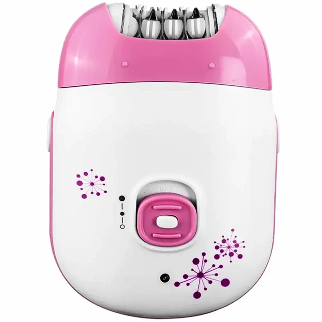 Женский эпилятор SURKER SK-521 Pro 2 режима аккумуляторный розовый 40 пинцетов для удаления волос - изображение 7