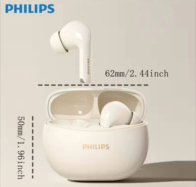 Навушники Philips TAT1320 бездротові (Bluetooth 6.0, 28 годин автономності сірі) - изображение 5