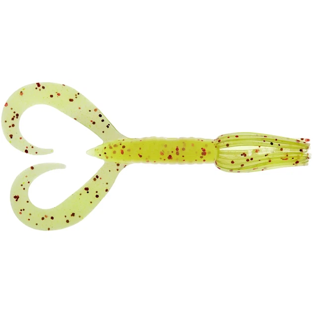 Силикон Keitech Little Spider 2" PAL#01 Chartreuse Red Flk (8 шт/уп) - Фото 1 Силикон Keitech Little Spider 2" PAL#01 Chartreuse Red Flk (8 шт/уп) - изображение 1