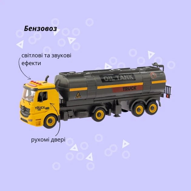 Машинка-конструктор OTAMANKO АВТОКОНСТРУКТОР Бензовоз - изображение 2