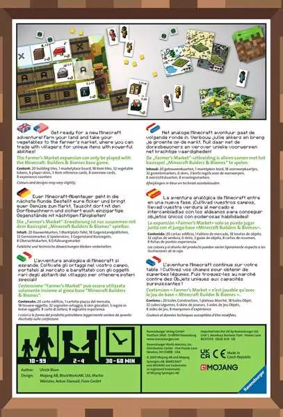 Dodatek do gry planszowej Ravensburger Minecraft Builders and Biomes Farmer's Market Expansion (edycja angielska) (4005556268696) - obraz 3