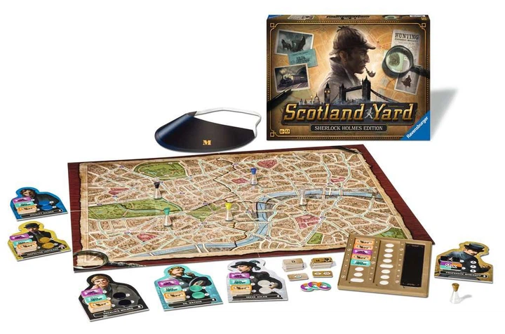 Настільна гра Ravensburger Scotland Yard Sherlock Holmes (багатомовна версія) (4005556275403) - зображення 3