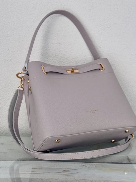Жіноча сумка з екошкіри David Jones CM6829-3 - світло-ліловий - зображення 5
