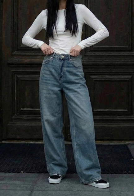 Жіночі джинси Staff 3492 blue loose fit 40 - изображение 3