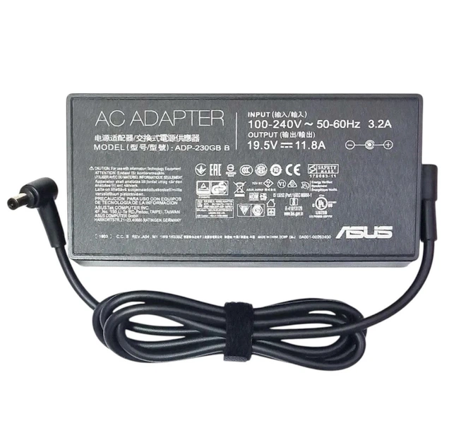 Сетевой блок питания для ноутбука Asus ROG 19.5V 11.8A 230W 5.5*2.5 mm прямоугольный без кабеля 220V - Фото 2 Сетевой блок питания для ноутбука Asus ROG 19.5V 11.8A 230W 5.5*2.5 mm прямоугольный без кабеля 220V - изображение 2
