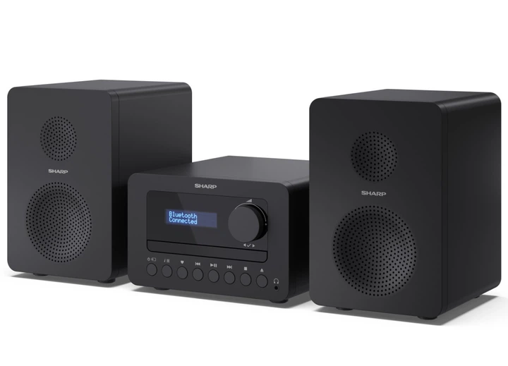 Музичний центр - Hi-Fi мікросистема Sharp XLB514 40W, FM RDS, CD, Bluetooth Black - зображення 4