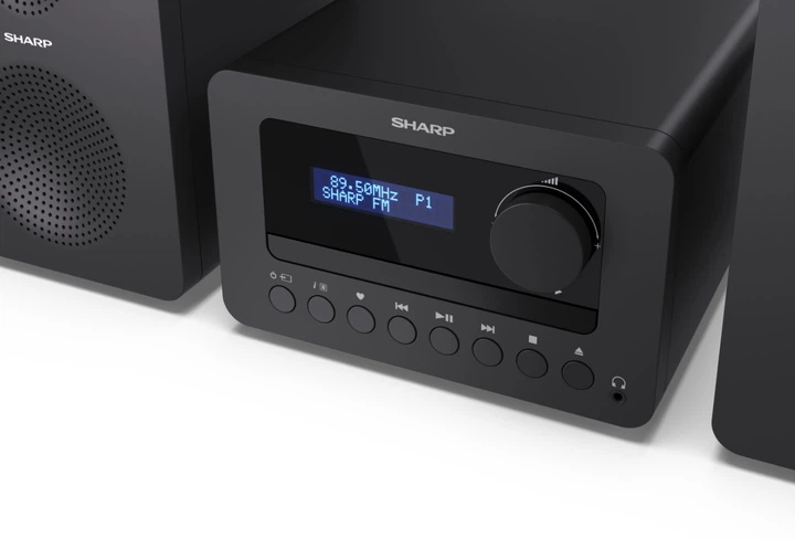 Музичний центр - Hi-Fi мікросистема Sharp XLB514 40W, FM RDS, CD, Bluetooth Black - зображення 5