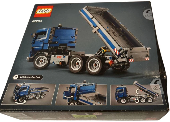 Zestaw klocków LEGO Technic Wywrotka z przechylaną skrzynią 462 elementy (42203) (955555916533803) - Outlet - obraz 2