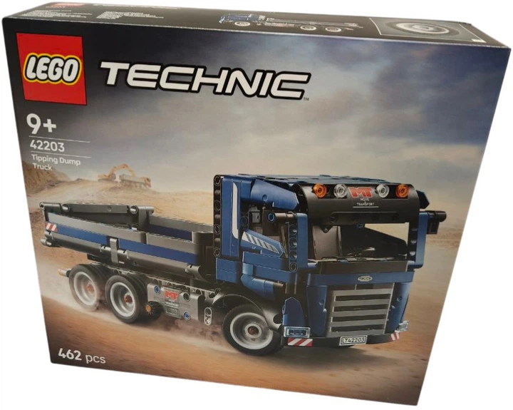Zestaw klocków LEGO Technic Wywrotka z przechylaną skrzynią 462 elementy (42203) (955555916533803) - Outlet - obraz 4