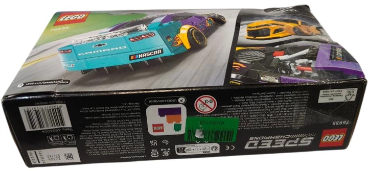 Zestaw klocków LEGO Speed Champions NASCAR Next Gen Chevrolet Camaro ZL1 328 elementów (76935) (955555910537032) - Outlet - obraz 2