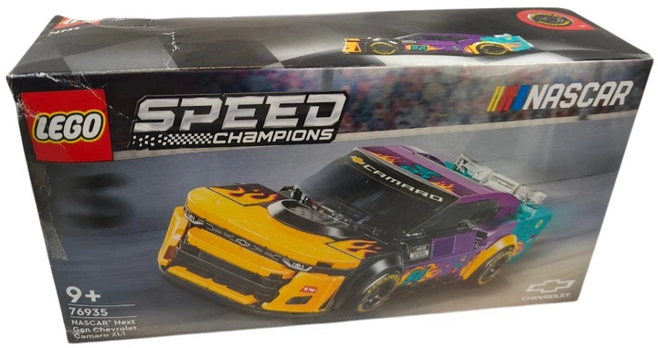 Zestaw klocków LEGO Speed Champions NASCAR Next Gen Chevrolet Camaro ZL1 328 elementów (76935) (955555910537032) - Outlet - obraz 4