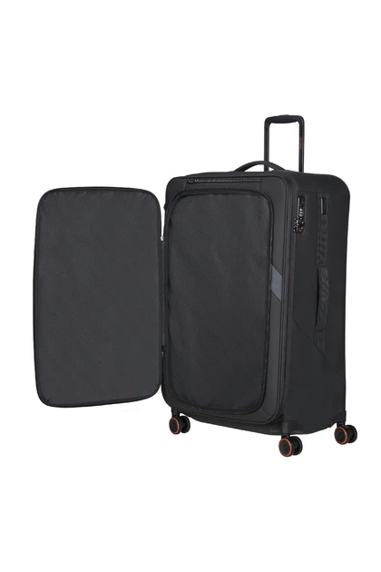 Валіза 78 См Samsonite GLAZED BLACK 78x48x32(35) KT9*09003 - Фото 6 Валіза 78 См Samsonite GLAZED BLACK 78x48x32(35) KT9*09003 - зображення 6