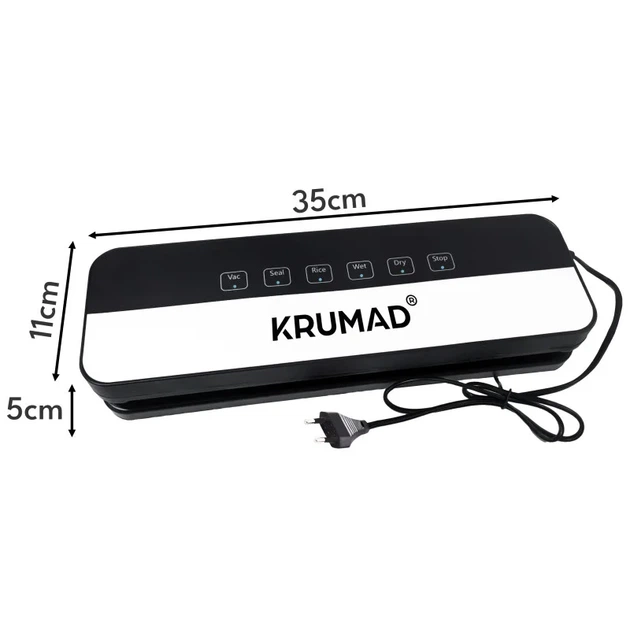 Вакуумний запаковувач для харчових продуктів KRUMAD + плівка KMD170 - изображение 8