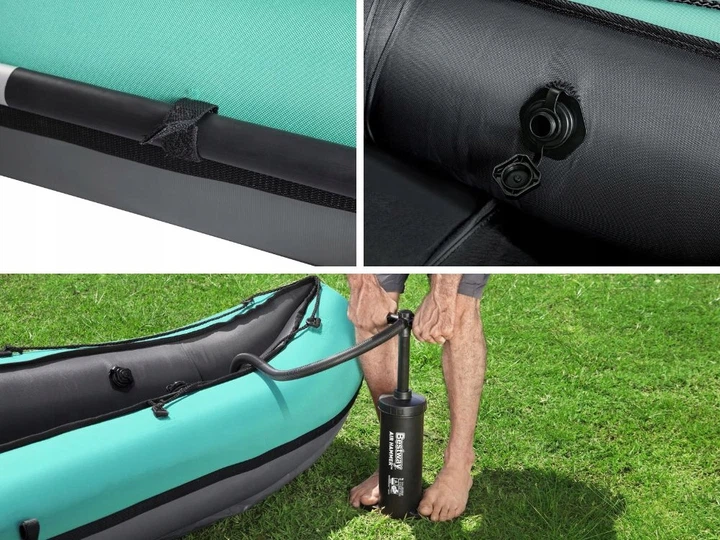 Надувний каяк на 2 особи Ventura Bestway 65052 Pump Paddle Bag МОДЕЛЬ 2025 - Фото 2 Надувний каяк на 2 особи Ventura Bestway 65052 Pump Paddle Bag МОДЕЛЬ 2025 - изображение 2