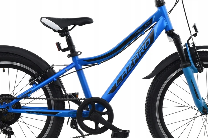 Дитячий Велосипед 20'' ДЛЯ Хлопчиків Lazaro Carlos Shimano 6 Швидкості Синий - Фото 2 Дитячий Велосипед 20'' ДЛЯ Хлопчиків Lazaro Carlos Shimano 6 Швидкості Синий - зображення 2