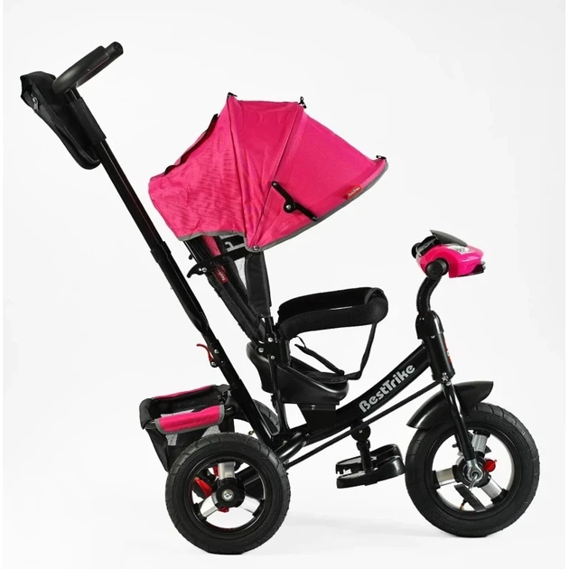 Детский трехколесный велосипед Best Trike (надувные колеса, фара с USB пультом) - Фото 2 Детский трехколесный велосипед Best Trike (надувные колеса, фара с USB пультом) - изображение 2
