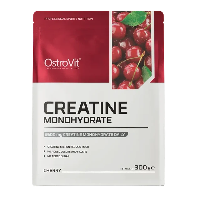 Креатин моногідрат OstroVit Creatine Monohydrate 300 г cherry - зображення 2