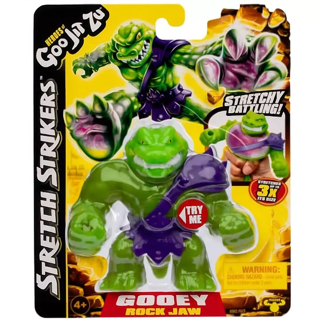 Іграшка-антистрес GooJitZu Stretch Strikers Рок Джо (123645) - Фото 4 Іграшка-антистрес GooJitZu Stretch Strikers Рок Джо (123645) - зображення 4
