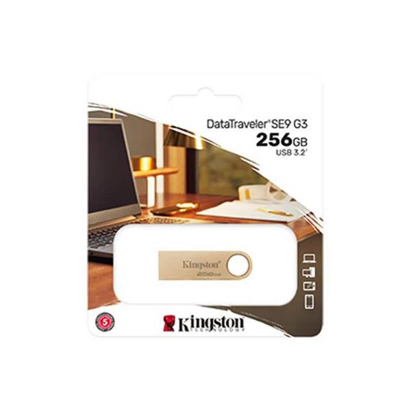 USB Flash Kingston DataTraveler SE9 G3, 256 Гб., Золотой - 426021 - изображение 3
