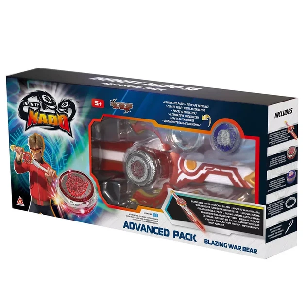 Волчок Infinity Nado VI Advanced Pack Горящий Боевой Медведь (EU654132) - изображение 14