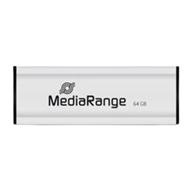 USB Flash MediaRange MR917, 64 Гб., Серебряный - 396209 - Фото 1 USB Flash MediaRange MR917, 64 Гб., Серебряный - 396209 - изображение 1