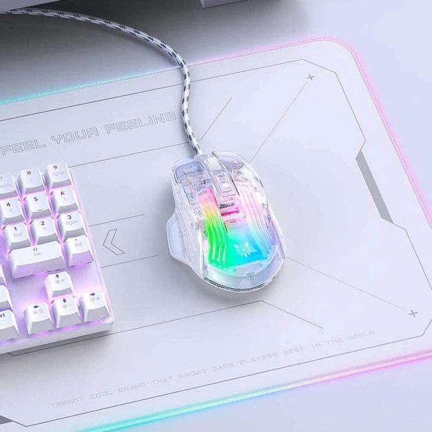 Мышь Onikuma CW923 Fantasy Color, Прозрачный - 673865 - изображение 7